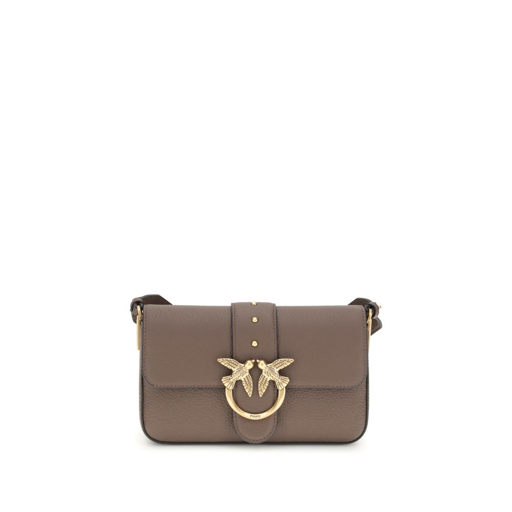 Front view with bag zipped and handles upright.