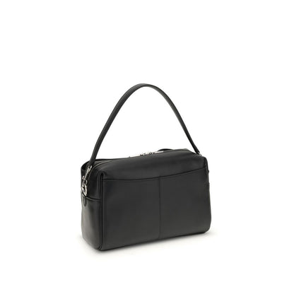 Balenciaga Black Calf Leather Bos Taurus Shoulder Bag