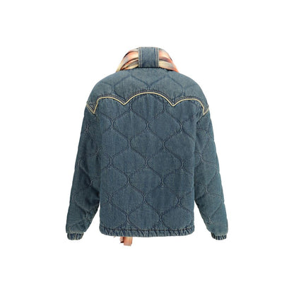 MARBELL Blue Cotton Denim Jacket