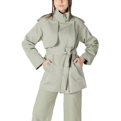 Morgan De Toi Bicolor Cotton Parka