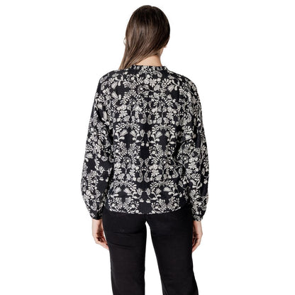 ICHI Black Viscose Blouse 1728,71956299936,Black,Blouses - Shirts - Clothing,Clothing,ICHI,IT36|XXS,New with tags,Shirts - Clothing,Women