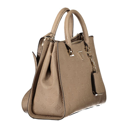 Guess Jeans Brown Polyethylene Handbag