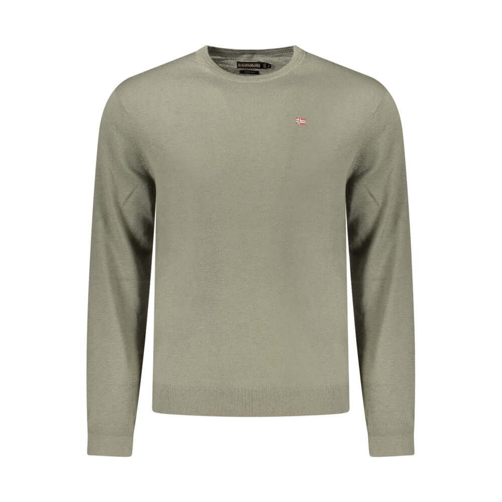 Napapijri Verde Wool Men Sweater