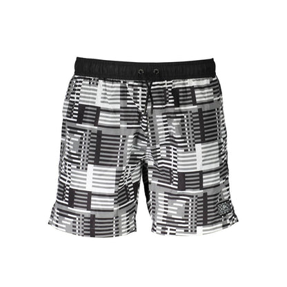 Karl Lagerfeld Nero Polyester Men's Swim Boxer