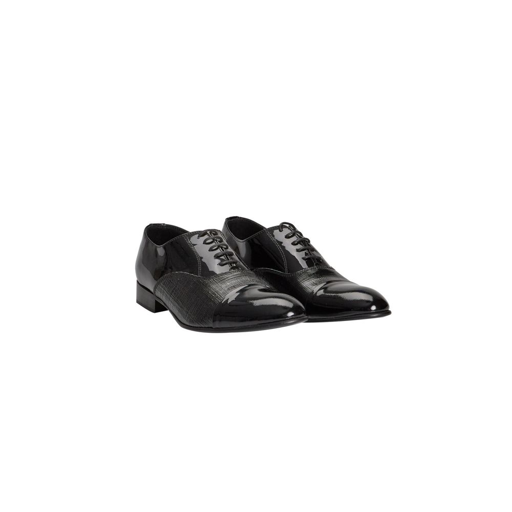 Roberto Pepe Luxury Black Calfskin Loafer