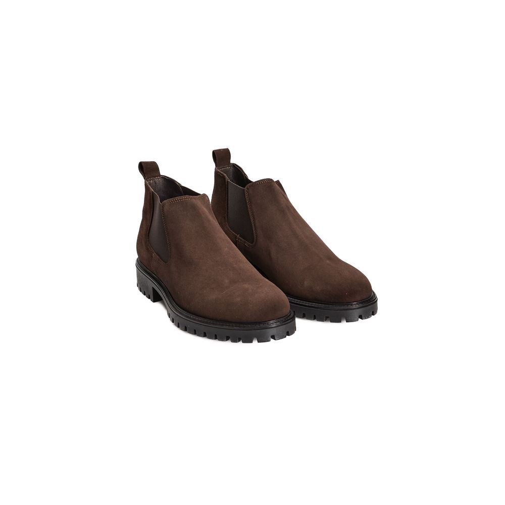 Roberto Pepe Luxury Brown Calfskin Boot