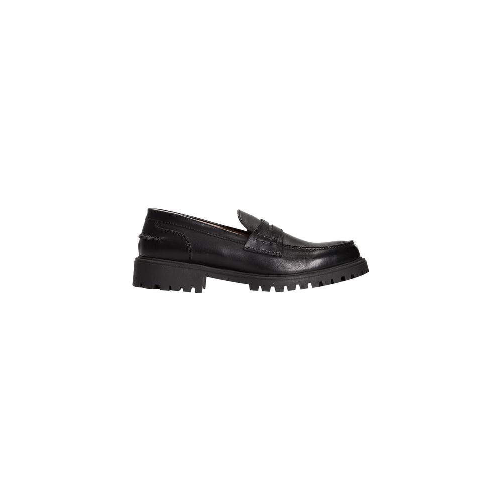 Roberto Pepe Luxury Black Calfskin Loafer