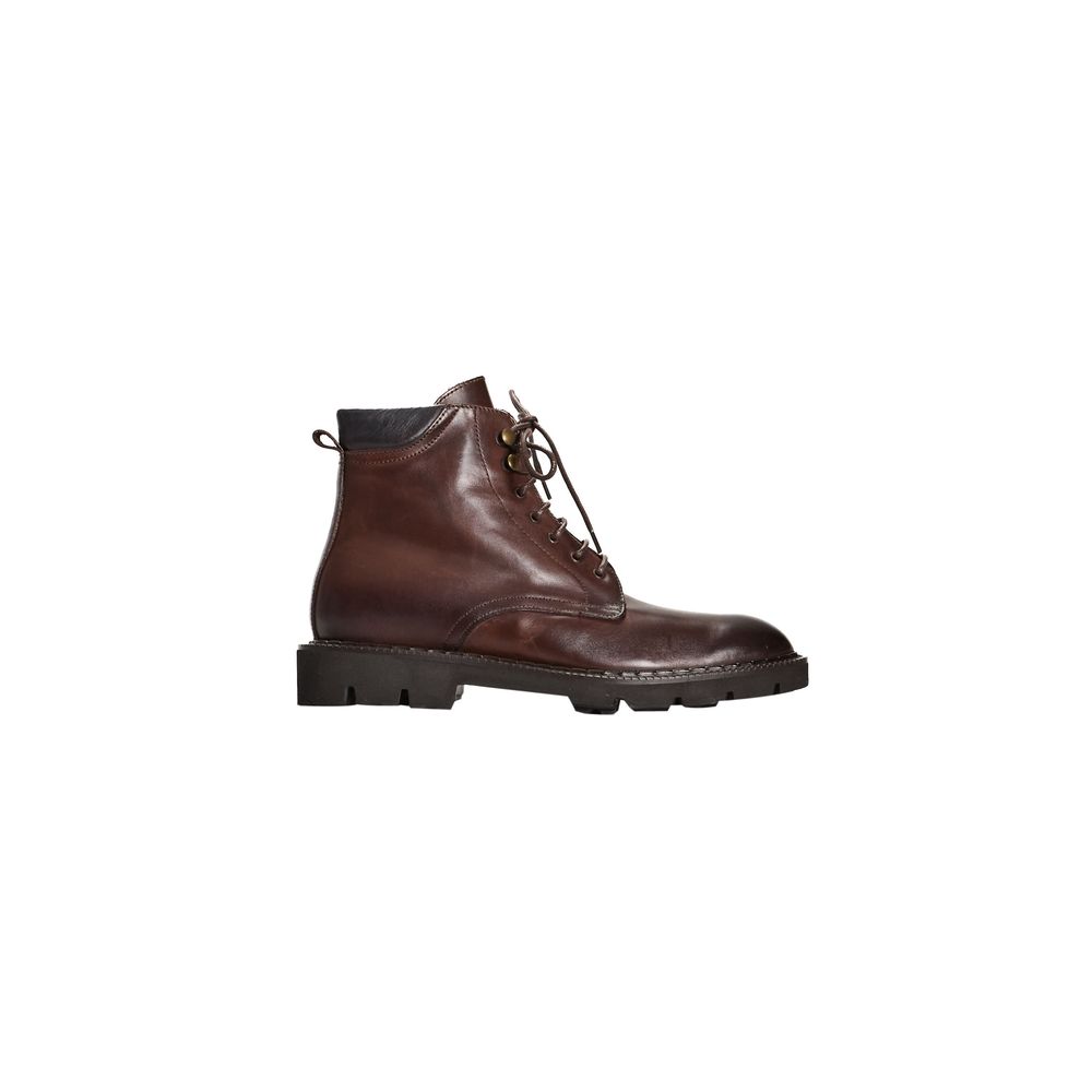 Roberto Pepe Luxury Brown Calfskin Boot