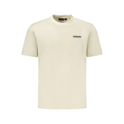 Napapijri Beige Cotton T-Shirt