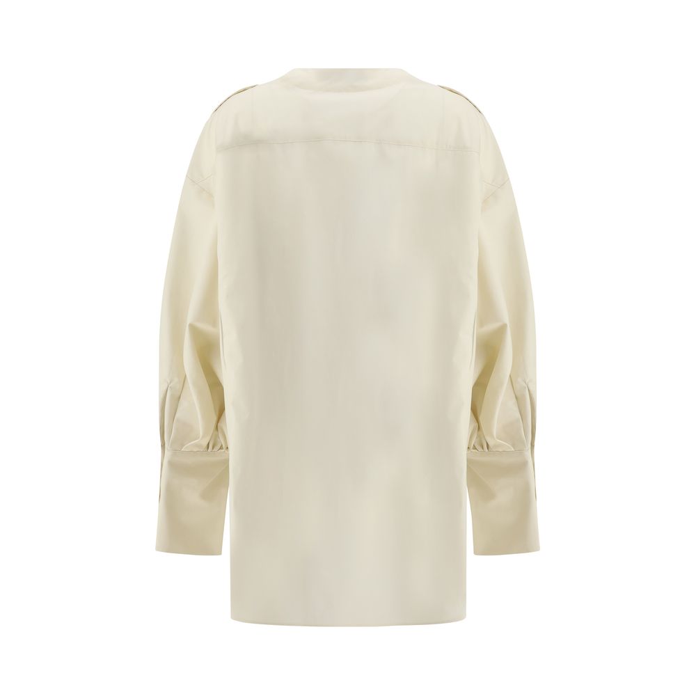 The Latest Cream Cotton Blouse