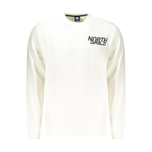 North Sails White Cotton Men's Sweatshirt