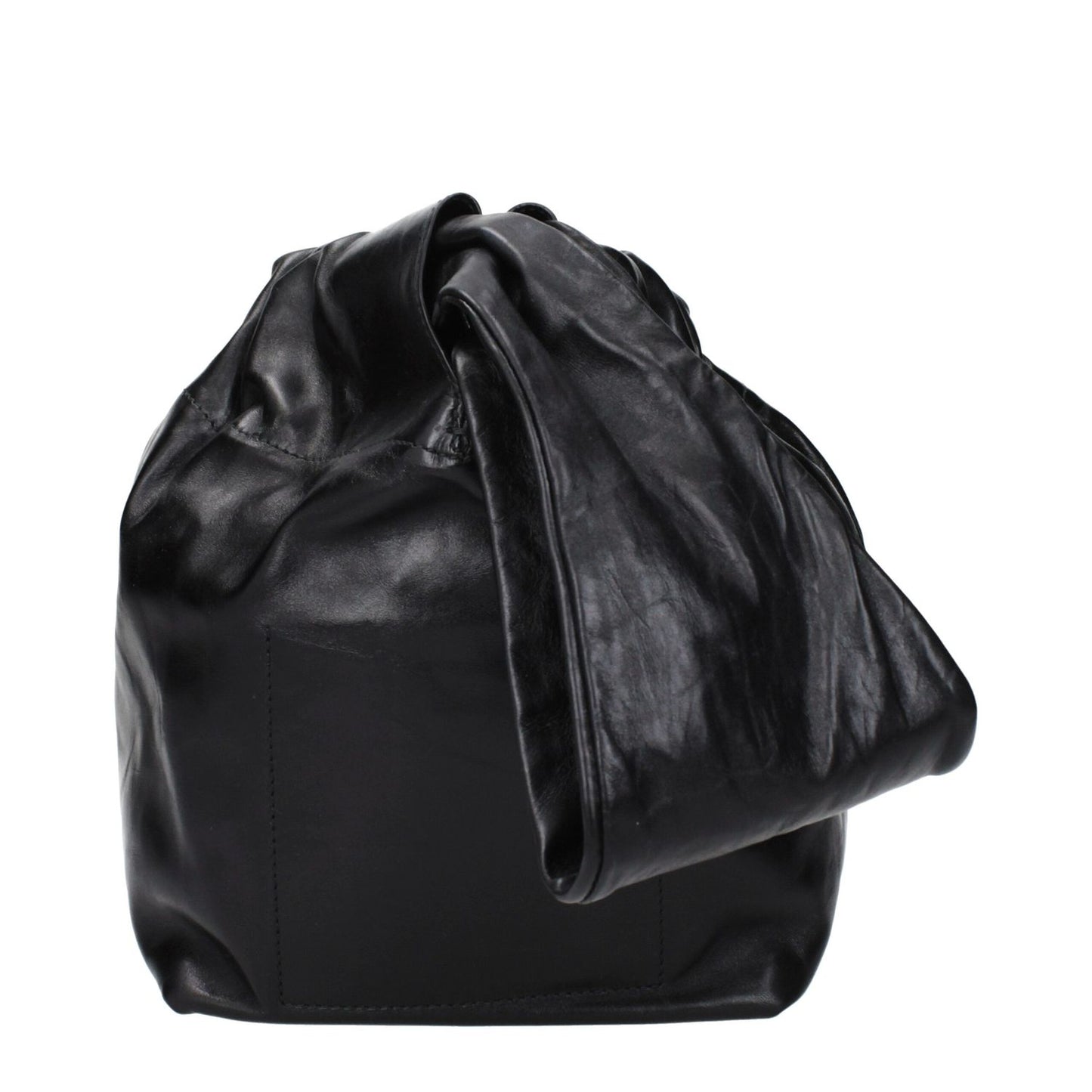 Jil Sander Black Leather Handbag