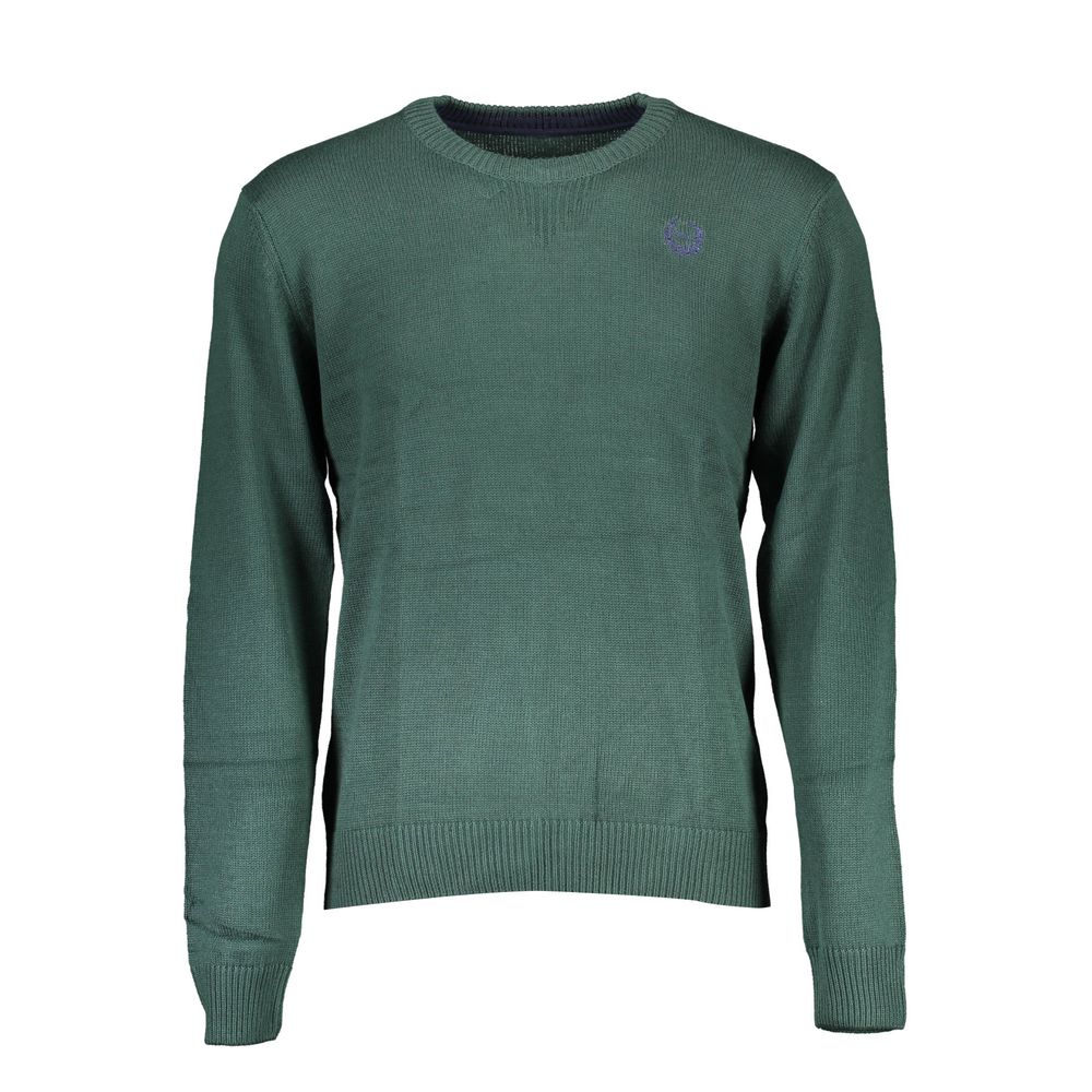 Gianmarco Venturi Verde Cotton Men Sweater