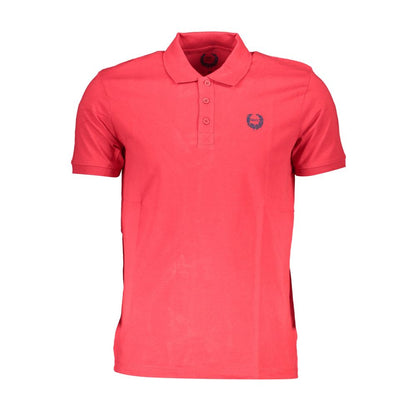 Gianmarco Venturi Red Cotton Men Polo
