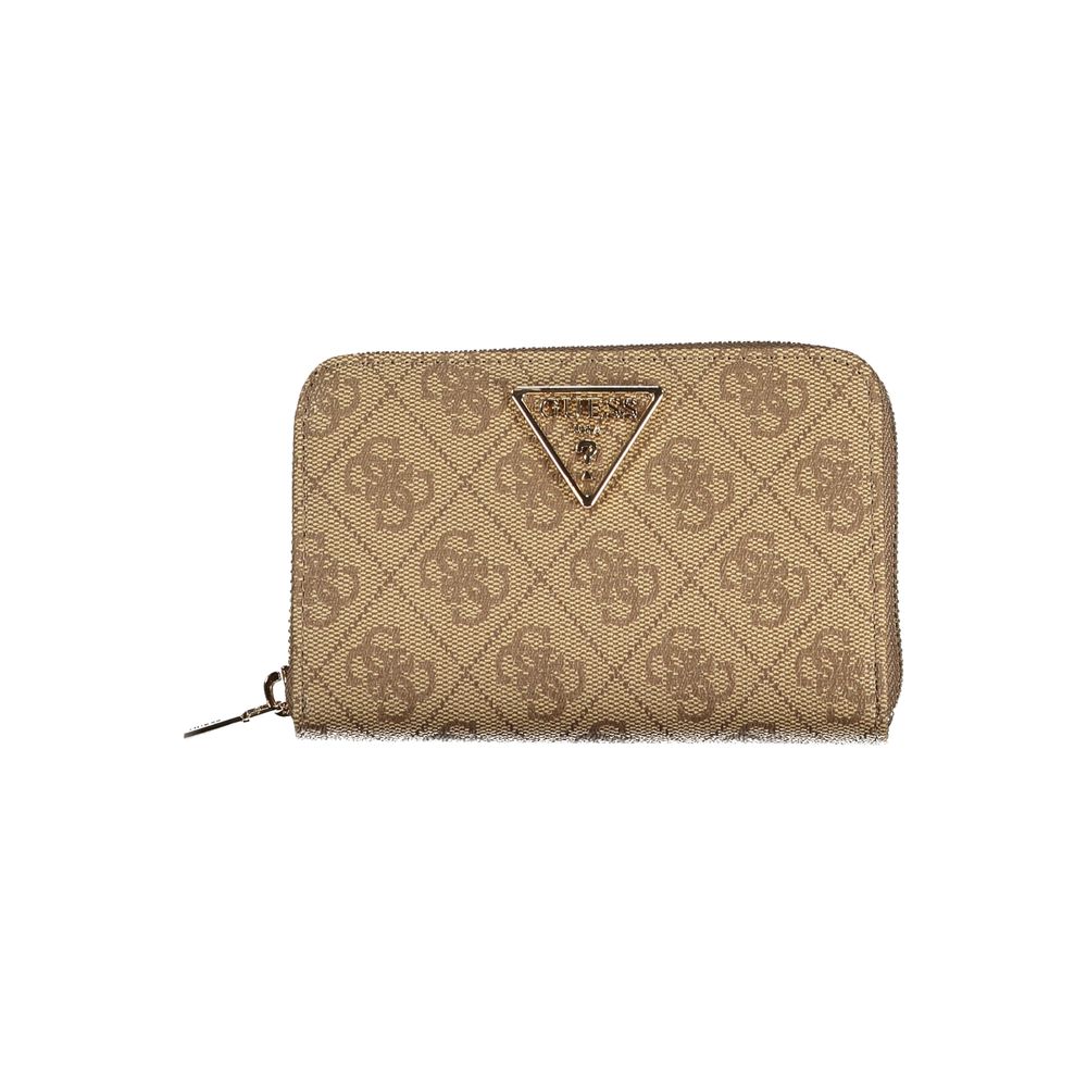 Guess Jeans Beige Polyethylene Wallet