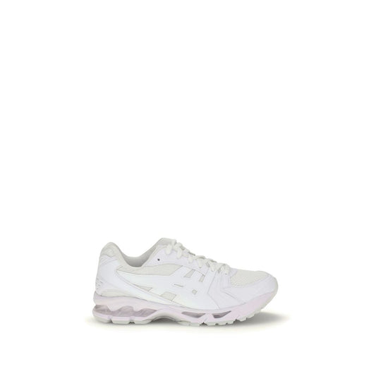 Comme Des Garçons White Polyamide Athletic Sneakers, contemporary lace-up design, minimal elegance, rubber sole, AW25 collection