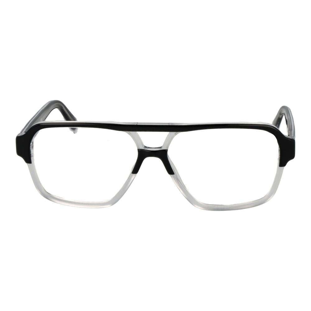 Guess Black Acetate Glasses (Frames) for men, full-rim aviator style, with branded case included. Durable acetate material with plastic demo lenses.