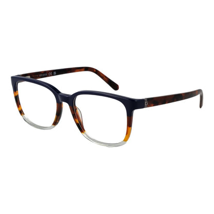 Guess Multicolor Acetate Glasses (Frames) for men, full-rim rectangle style with plastic lenses and spring hinge.