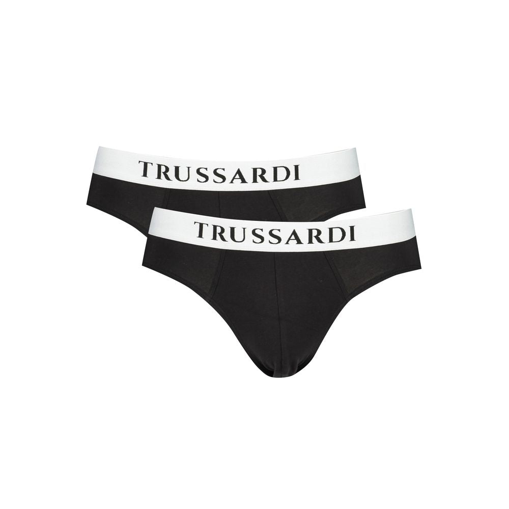Trussardi Black Cotton Men's Brief