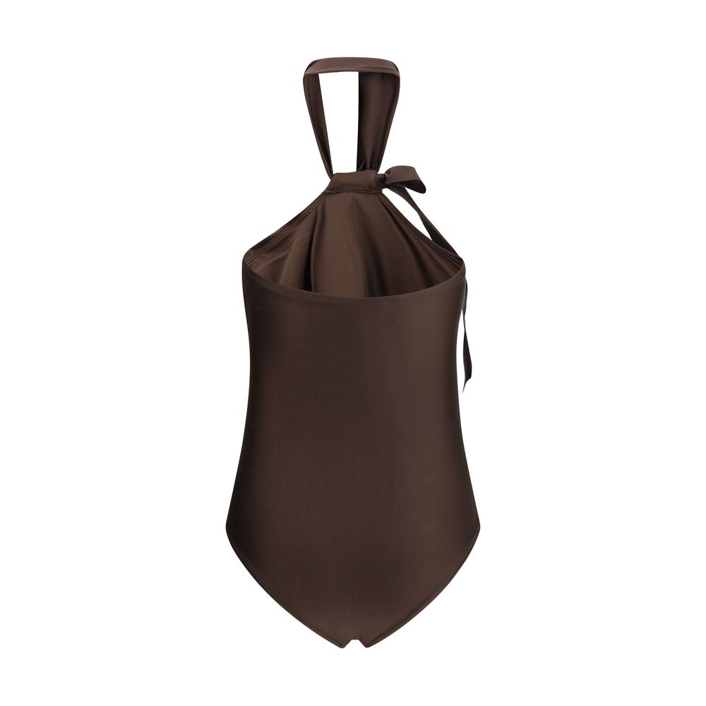 Zimmermann Brown Polyamide One-Piece Swimsuit
