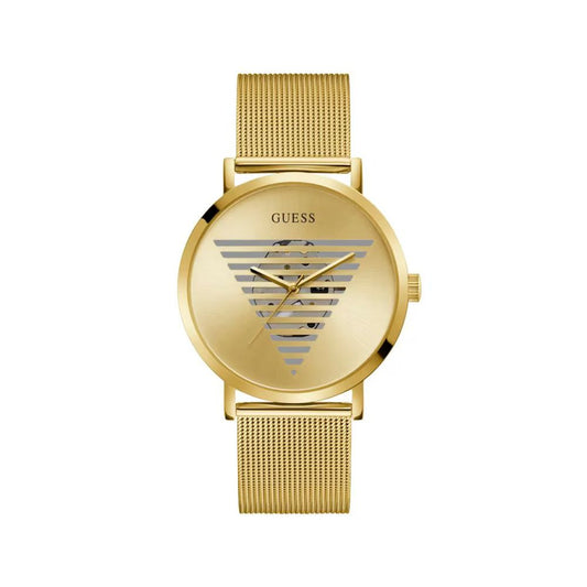 Guess Gold Stainless Steel Dress Watch
