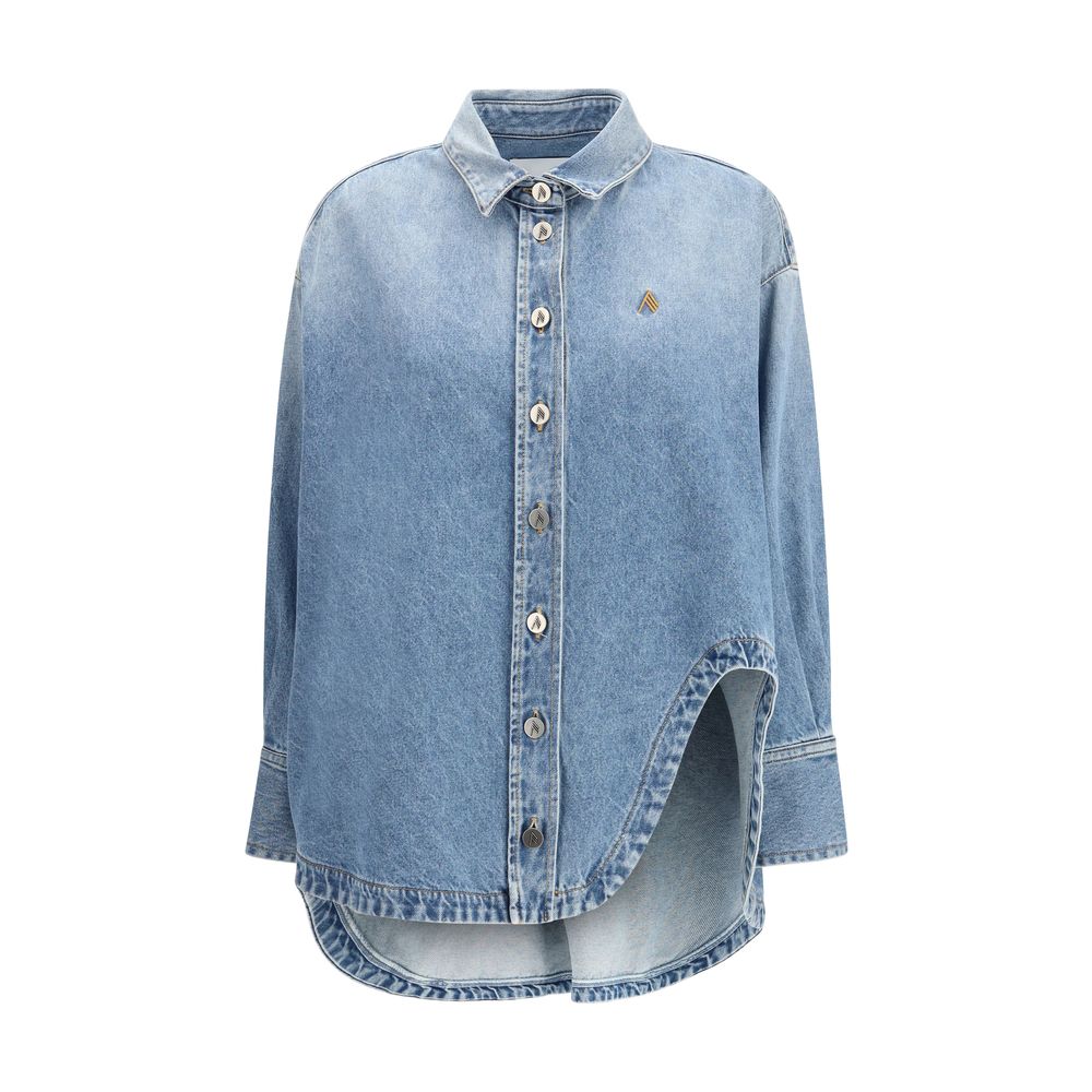 The Attico Light Blue Denim Shirt
