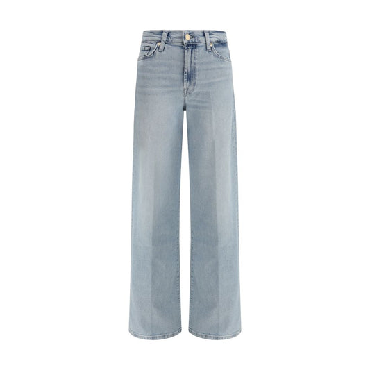 7FOR Blue Cotton Relaxed Fit Jeans 1728,28,72470364320,7FOR,Blue,Clothing,Jeans Denim - Clothing,New with tags,Relaxed Fit Jeans - Jeans Denim - Clothing,Women