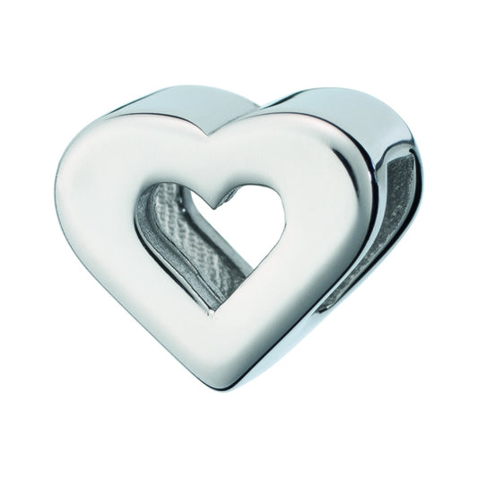 AN JEWELS JEWELRY Mod. AL.DLI02SS heart-shaped silver pendant