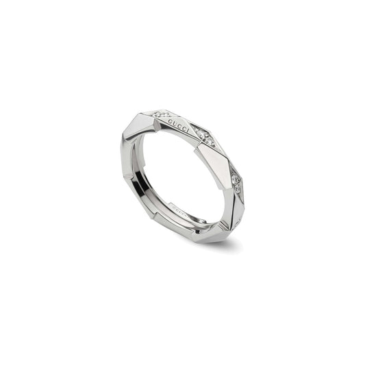 Elegant and stylish ANELLI GUCCI MOD. YBC789344001 luxury designer ring with intricate design details. Perfect for fashion enthusiasts.