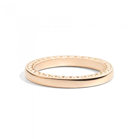 ANELLI RECARLO MOD. W14FD005_G elegant rose gold ring with detailed design, perfect for stylish accessorizing.