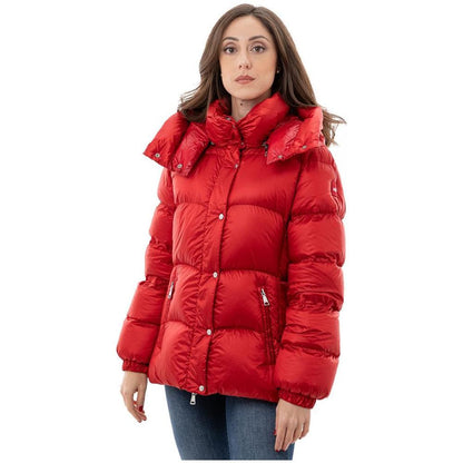 Add Red Polyamide Full-Length Jacket 1728,67397976224,Add,Clothing,Full-Length Jackets - Jackets & Coats - Clothing,IT38|XS,IT42|M,IT46 | L,Jackets & Coats - Clothing,Jackets & Coats - Women - Clothing,New with tags,Red,Women,Women - Clothing