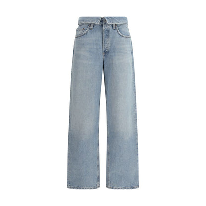 Agolde Light Blue Cotton Jeans Denim