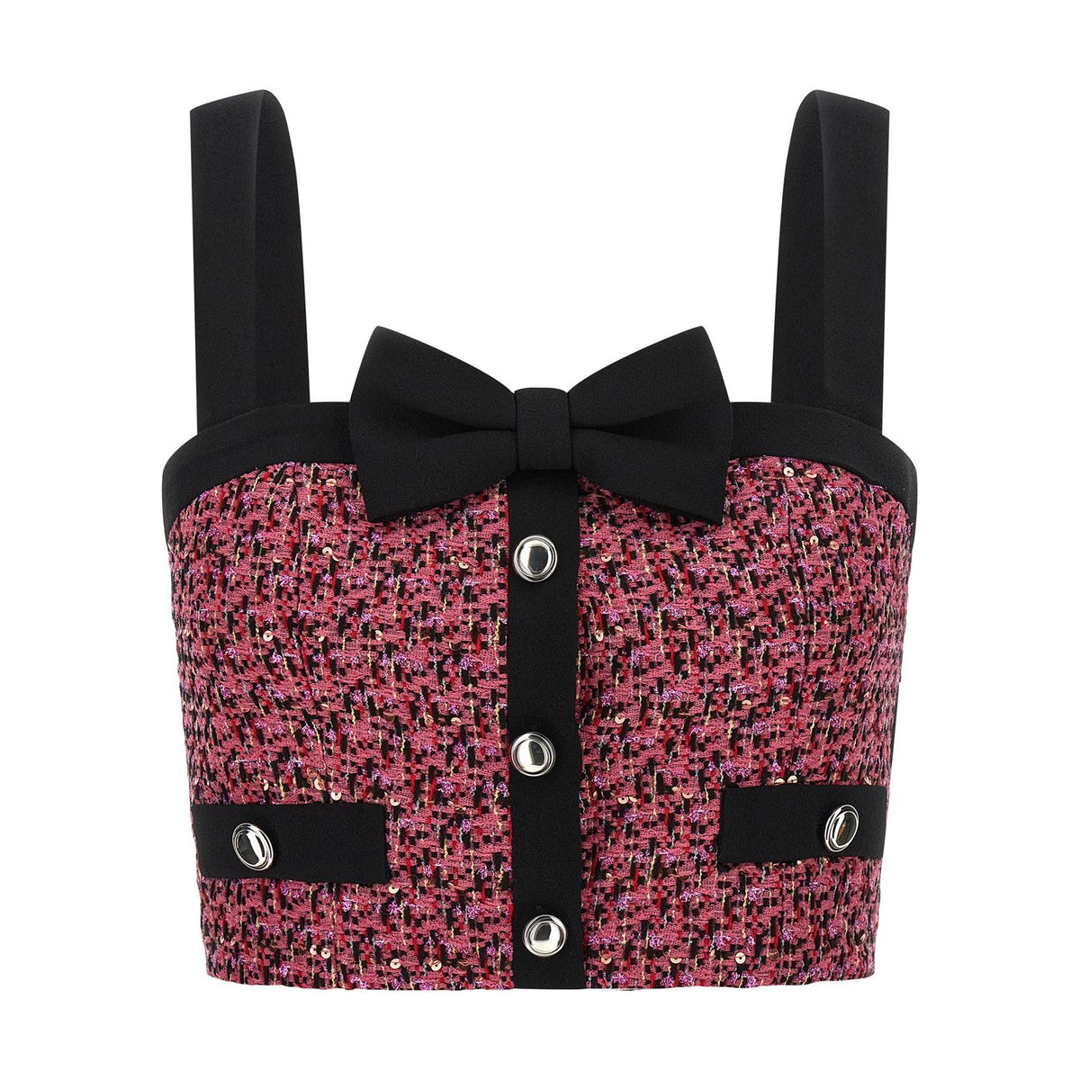 Alessandra Rich Multicolor Polyamide Tank Tops