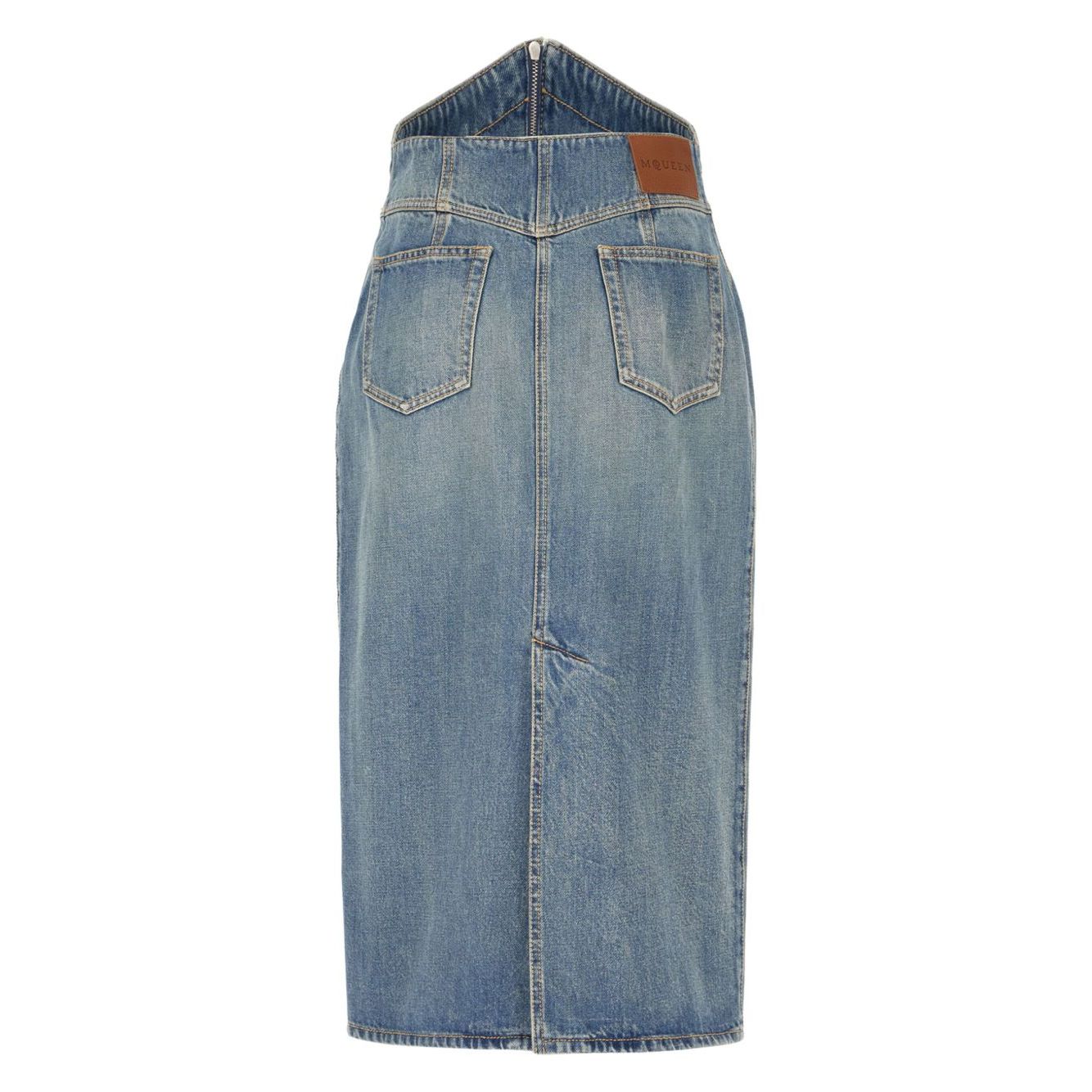 Alexander McQueen Skirts Clear Blue