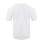 Back view of Alexander McQueen White Cotton T-Shirt with crew neck and short sleeves, European size 36, 100% cotton.