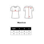 Size chart and measurements for Alexander McQueen White Cotton T-Shirt in European size 36 and 40.