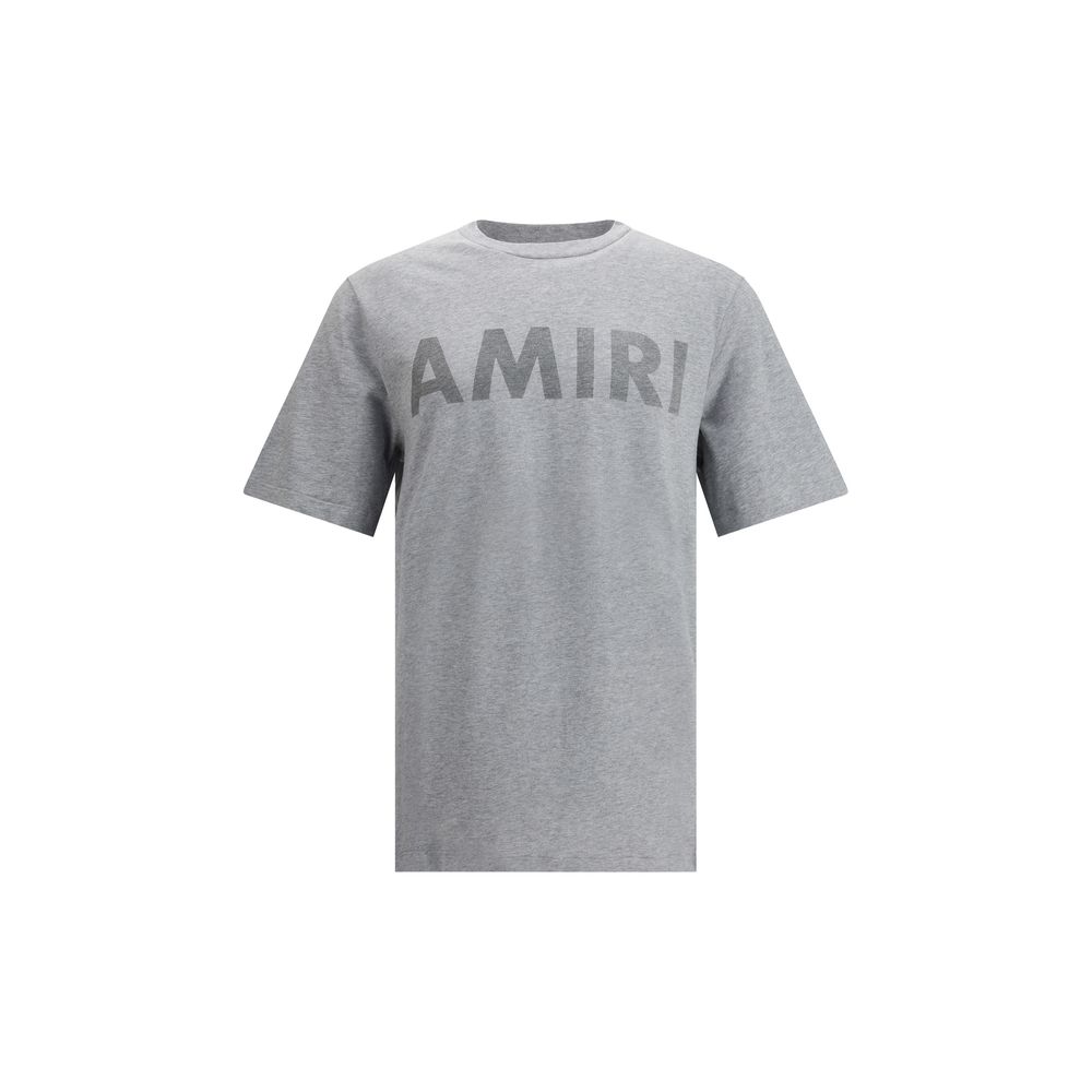 Amiri Gray Cotton T-Shirt