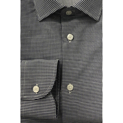 Baldinini Trend Blue Cotton Men Shirt