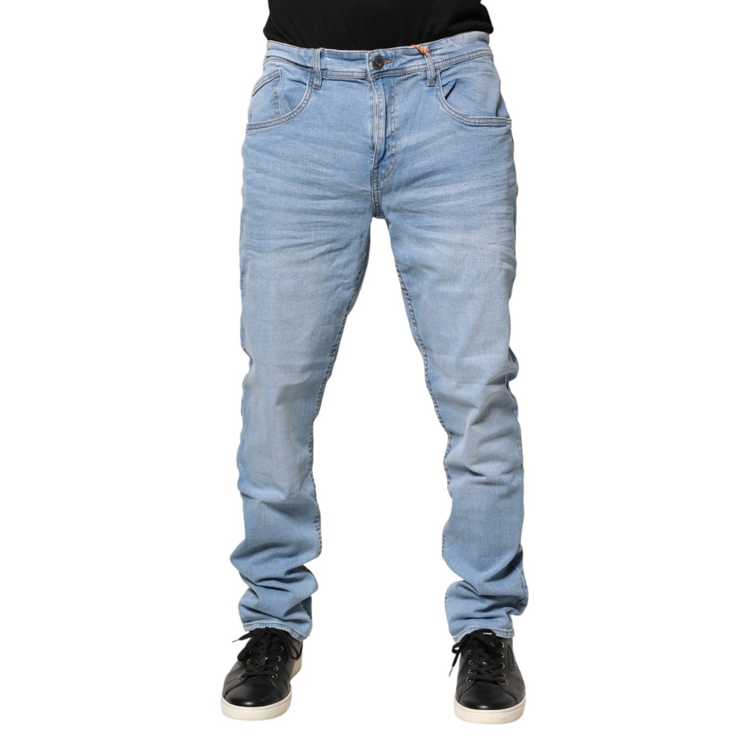 Blend Light Blue Twister Mid Waist Skinny Fit Men Denim Jeans