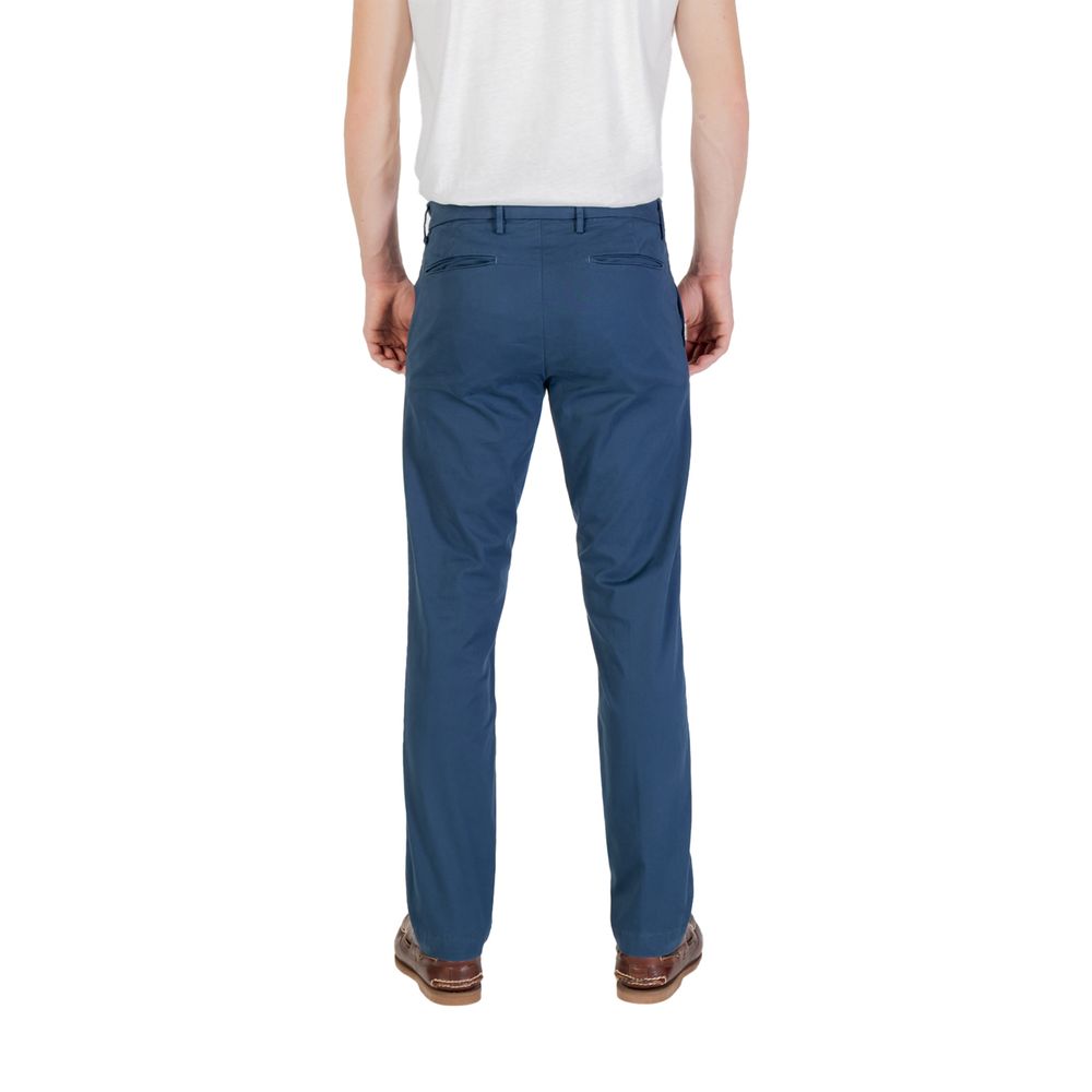 Borghese Blue Cotton Skinny Pants