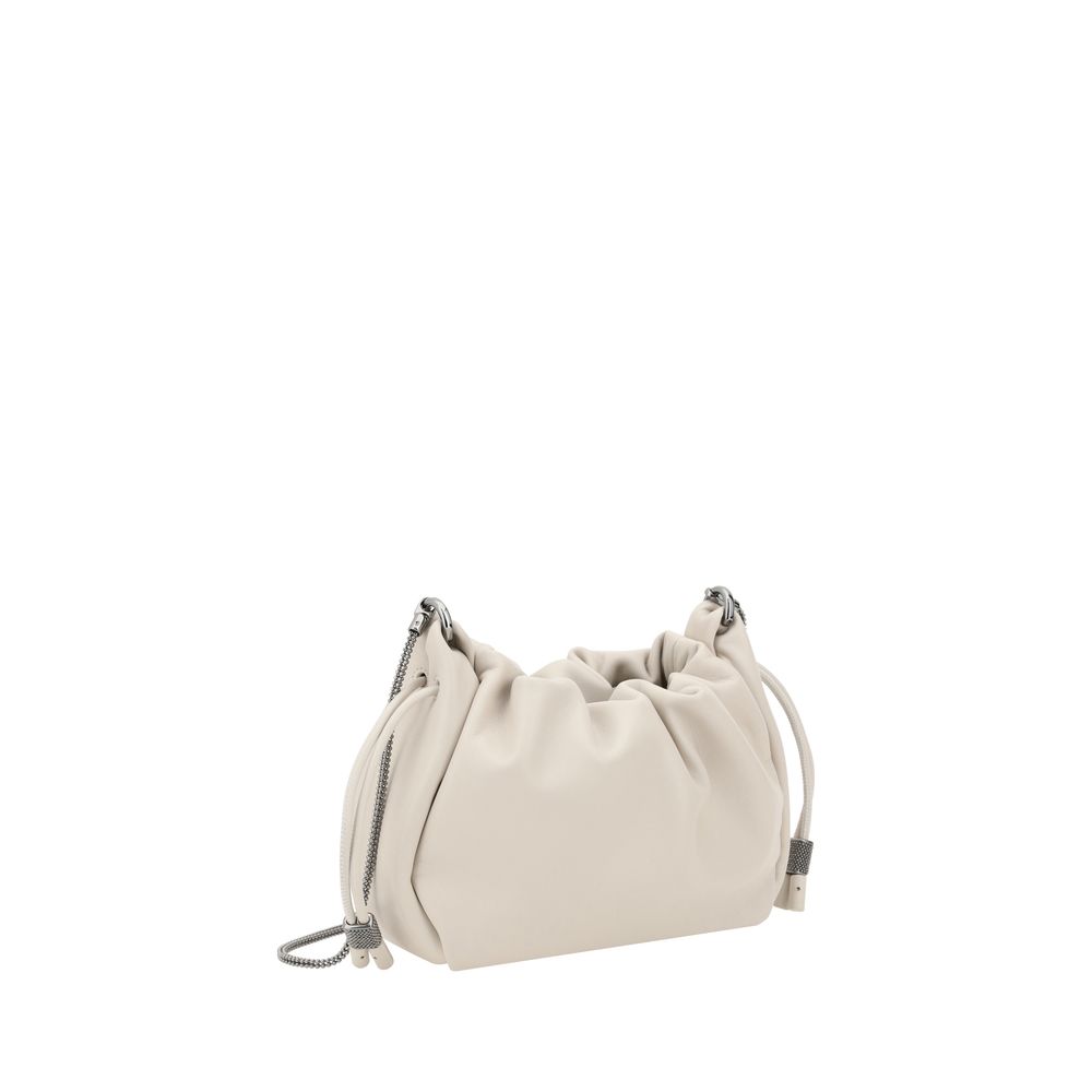 Front view with bag zipped and handles upright.