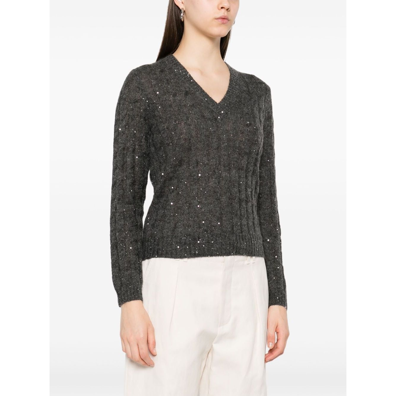 Brunello Cucinelli Cable-knit sweater Topwear