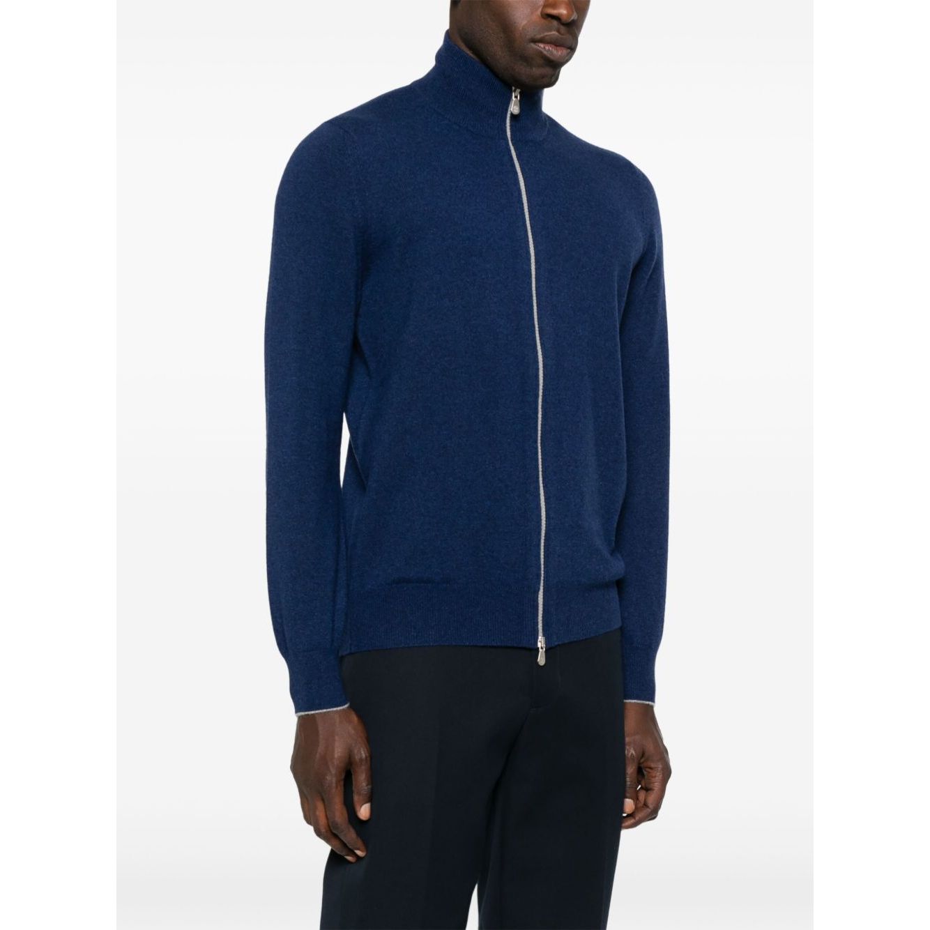 Brunello Cucinelli Cashmere zip-up sweatshirt Topwear
