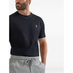 Brunello Cucinelli Contrast-stitching T-shirt Topwear