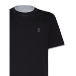 Brunello Cucinelli Contrast-stitching T-shirt Topwear