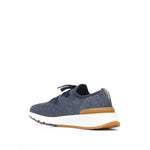 Brunello Cucinelli Cotton chiné knit runners Sneakers