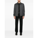 Brunello Cucinelli Crew neck T-shirt in cotton jersey with logo and faux layering Topwear