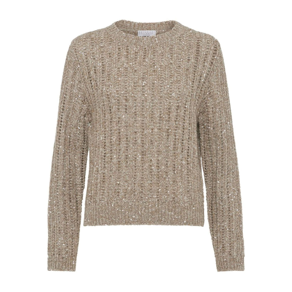 Brunello Cucinelli Dazzling Rib sweater in Soft wool, cashmere and mohair Topwear
