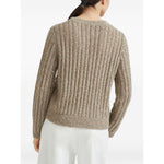 Brunello Cucinelli Dazzling Rib sweater in Soft wool, cashmere and mohair Topwear