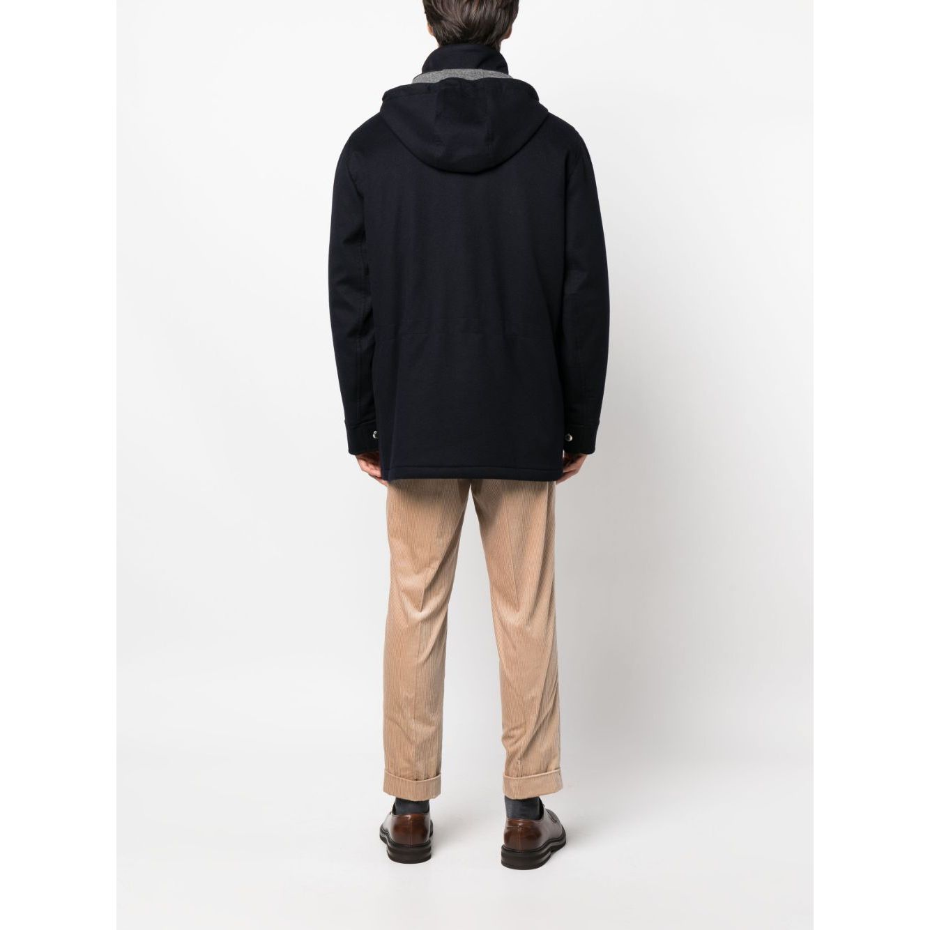 Brunello Cucinelli Detachable hood padded coat Coats